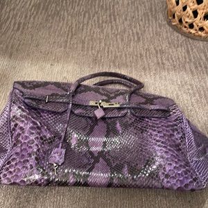 Genuine Snakeskin Tote/Handbag